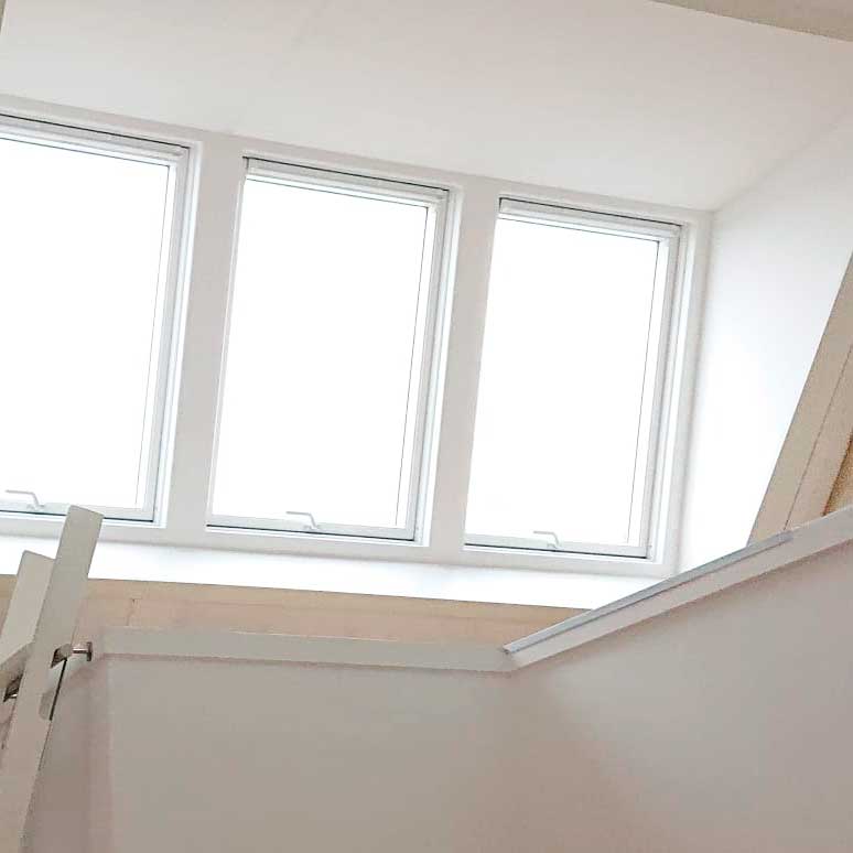 Dakkapellen Modulair | Modulaire dakkapel | Dakkapel basis binnenzijde